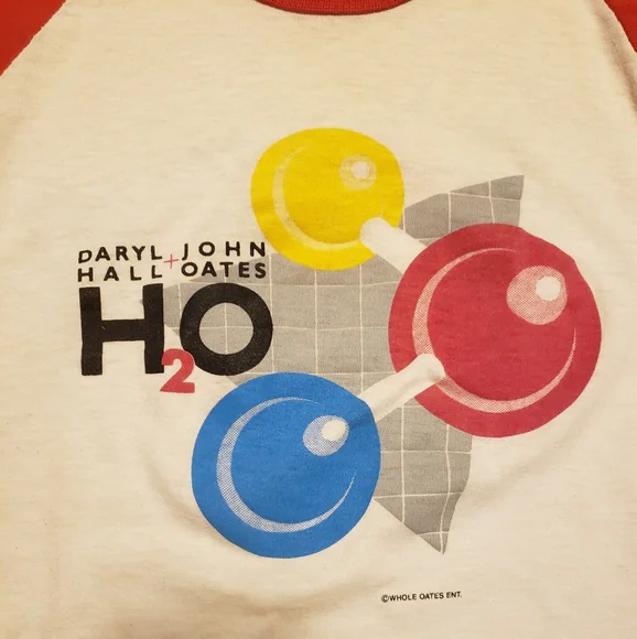 Hall & Oates H2O Tour Raglan Tee - Picture 2 of 8